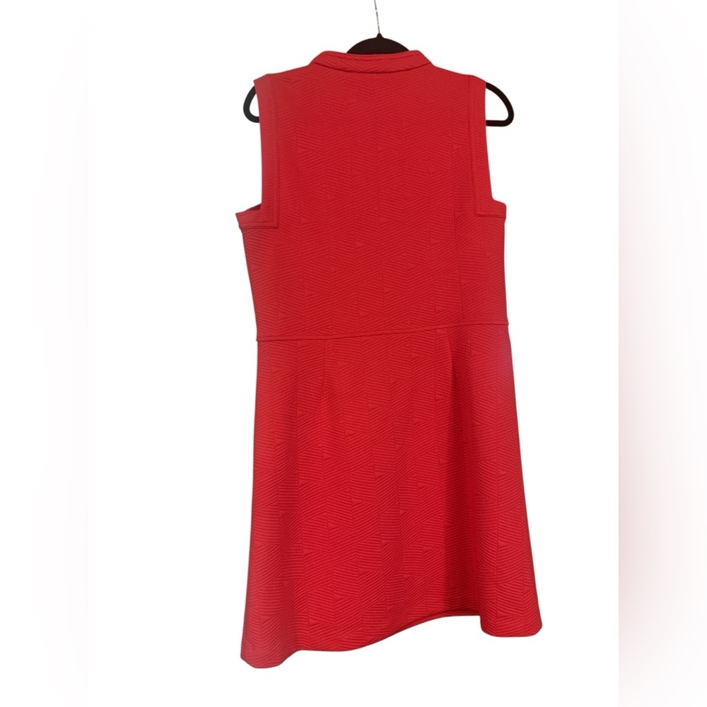 Tommy Hilfiger Red Sleeveless Dress with Pockets - Picture 2 of 4
